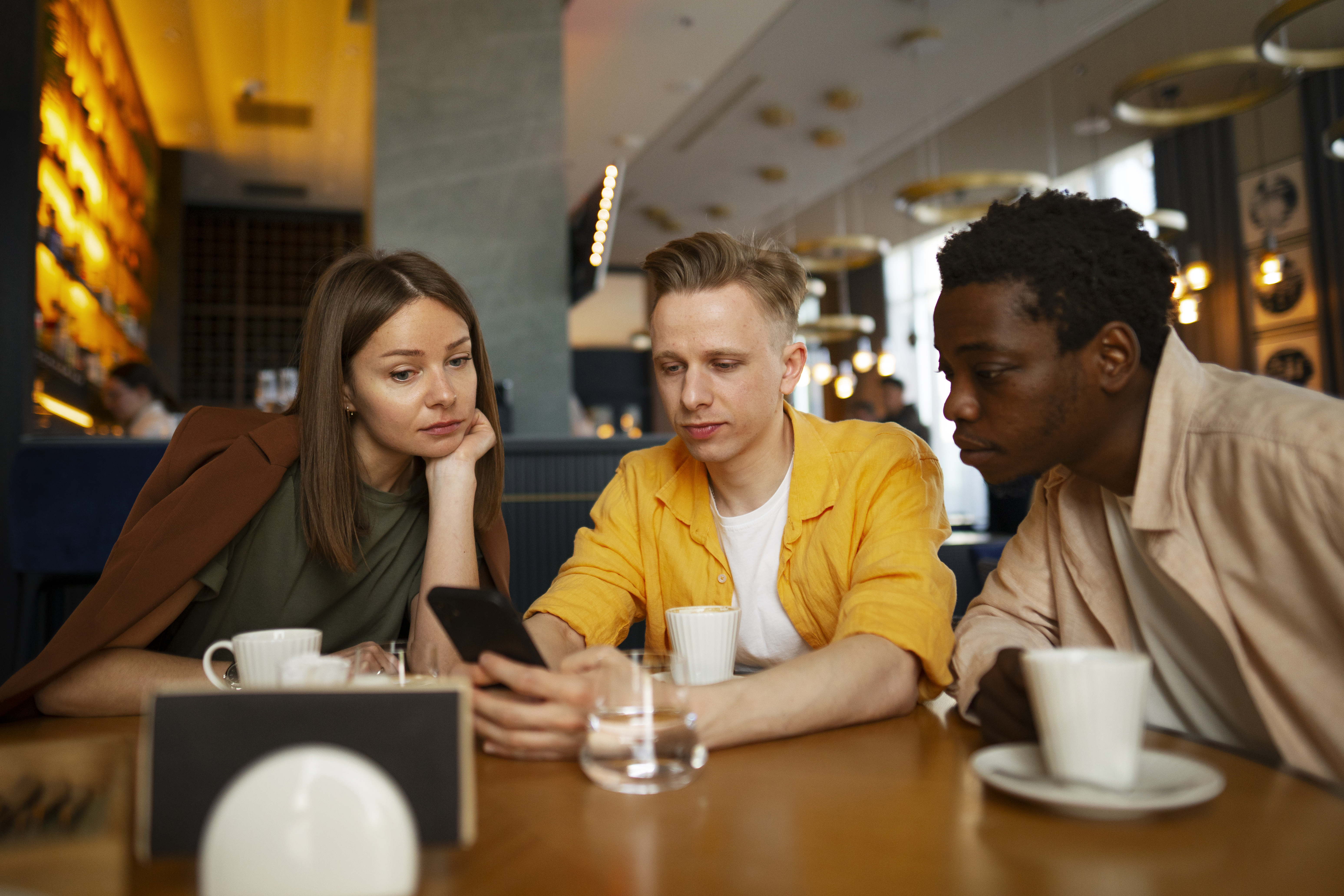 Reviewing earnings details on a phone